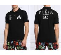 PHILIPP PLEIN Polo Shirt Polo Hemd SS Multi Skull Logo T-Shirt 2XL