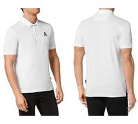 PHILIPP PLEIN Polo Shirt Polo Hemd SS Skull Logo T-Shirt Top XS