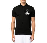 PHILIPP PLEIN Polo Shirt Scorpion Logo Patch T-Shirt Nouvelle Saison XS