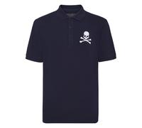 Philipp Plein - Polo Skull&Bones - Homme - Tops - Bleu - Taille: 2XL