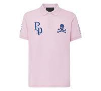 Philipp Plein - Polo Skull - Homme - Tops - Rose - Taille: 2XL