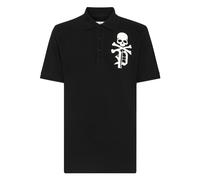 Philipp Plein - Polo Slim Fit Tête de Mort - Homme - Tops - Noir - Taille: 2XL