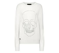 Philipp Plein - Pullover Col Rond - Femme - Pulls - Blanc - Taille: 40 FR