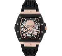Philipp Plein Watches Montre à affichage analogique 'THE $KELETON 2.0' jaune / or rose / noir / argent, Taille One Size