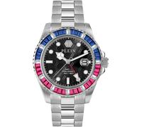 Philipp Plein Montre PWPZA0124 analogique acier 44mm bleu roi, rose, noir, argent Taille One Size