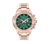 Philipp Plein The $Kull Chrono Montre analogique à quartz pour homme, Rose/vert- Pwwfa0625