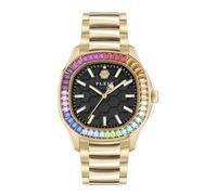 Philipp Plein Montre-bracelet PWTAA1224 Femmes Quartz affichage analogique bleu clair/or/mauve/noir