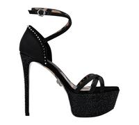 Philipp Plein - Sandales Plateformes Cristal - Femme - Chaussures - Noir - Taille: 41 EU