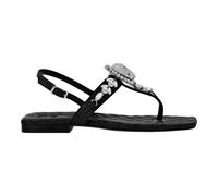 Philipp Plein - Sandales Plates - Femme - Chaussures - Noir - Taille: 35 EU