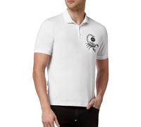 Philipp Plein Scorpion Shirt Polo Logo Patch Chemise T-Shirt Neuf Saison XS