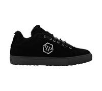 Philipp Plein - Shearling Lo-Top Baskets - Homme - Chaussures - Noir - Taille: 39 EU