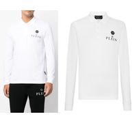 Philipp Plein Shirt Polo Cuir Pp Hexagone Patch Chemise T-Shirt Neuf 4XL