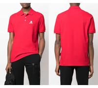 Philipp Plein Shirt Polo Ss Tête de Mort Logo Chemise Polo T-Shirt Neuf DE S