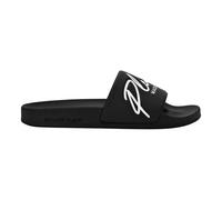 Philipp Plein - Slides Logo en Relief - unisex - Chaussures - Noir - Taille: 37 EU