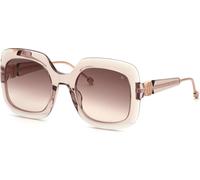 Philipp Plein SPP065S 07T1 BEIGE TRASPARENTE 55/24/140 Lunettes de soleil pour femmes