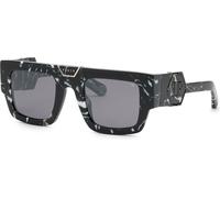Philipp Plein SPP092M Z21G NERO MARMORIZZATO 50/25/145 Lunettes de soleil hommes