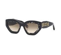 Philipp Plein SPP099M550700 Lunettes de soleil femme noir et vert