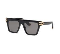 Philipp Plein Unisex Philipp Plein SPP108M PLEIN ICON 700 Lunettes de soleil Acétate Noir Gris Carré Normale