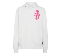 Philipp Plein - SweaT-shirt à capuche Gothic Plein - Homme - Sweatshirts et sweats à capuche - Blanc - Taille: 3XL