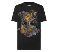 Philipp Plein - T-Shirt Col Rond Canard - Homme - Tops - Noir - Taille: L