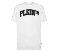 Philipp Plein - T-Shirt Col Rond College - Homme - Tops - Blanc - Taille: XL
