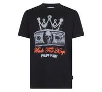 Philipp Plein - T-shirt Col Rond Manches Courtes - Homme - Tops - Noir - Taille: 4XL