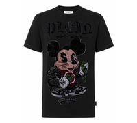 Philipp Plein - T-Shirt Col Rond Manches Courtes Money - Homme - Tops - Noir - Taille: L