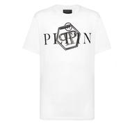 Philipp Plein - T-shirt Col Rond MC - Homme - Tops - Blanc - Taille: 2XL