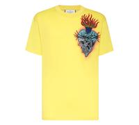 Philipp Plein - T-shirt Col Rond MC Love Tattoo - Homme - Tops - Jaune - Taille: 3XL