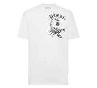 Philipp Plein - T-shirt Col Rond MC Scorpion - Homme - Tops - Blanc - Taille: L