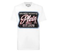 Philipp Plein - T-Shirt Col Rond Milan - Homme - Tops - Blanc - Taille: L