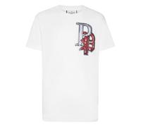 Philipp Plein - T-Shirt Col Rond Skull - Homme - Tops - Blanc - Taille: 3XL