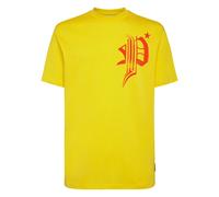 Philipp Plein - T-Shirt Col Rond Skull - Homme - Tops - Jaune - Taille: S