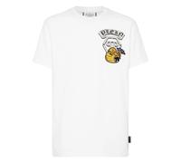 Philipp Plein - T-shirt Col Rond SS Gothic Duck - Homme - Tops - Blanc - Taille: 2XL
