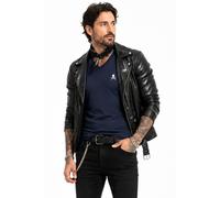 Philipp Plein T-Shirt Col V Skull Logo Stretch Coton Neuf 2XL