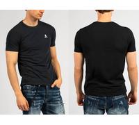 PHILIPP PLEIN T-Shirt Confort Stretch Tête De Mort Logo Noir M