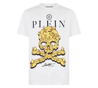 Philipp Plein - T-shirt en jersey tête de canard - Homme - Tops - Blanc - Taille: 2XL