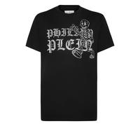 Philipp Plein - T-shirt Round Neck SS Skeleton - Homme - Tops - Noir - Taille: 3XL