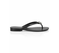 Philipp Plein - Tongs Skull - Femme - Chaussures - Noir - Taille: 36 EU