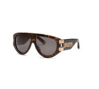 Philipp Plein, unisex, Accessoires, Brun, Taille: 60 MM Lunettes Authentiques avec Service Haut de Gamme