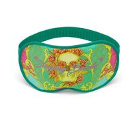 Philipp Plein, unisex, Accessoires, Vert, Taille: ONE Size Sleep Mask New Baroque