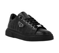 Philipp Plein, unisex, Chaussures, Noir, Taille: 35 EU Crocco Lo-Top Baskets Iconic Plein