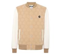 Philipp Plein - Varsity Bomber Monogram - Homme - Vestes - Beige - Taille: L
