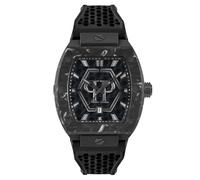 Philipp Plein Montre à affichage analogique 'The Hexagon Phantom' anthracite / noir, Taille One Size