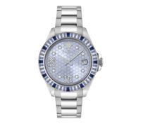 Philipp Plein Watches Montre à affichage analogique 'Lady Empire' azur / argent, Taille One Size