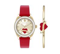Philipp Plein Watches Montre à affichage analogique 'Plein Valentine' or / rouge, Taille One Size