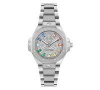 Philipp Plein Watches Montre à affichage analogique 'Royal Prestige' bleu / jaune / vert / argent, Taille One Size