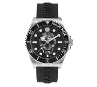 Philipp Plein Watches Montre à affichage analogique 'THE $KULL DIVER' noir / argent, Taille One Size