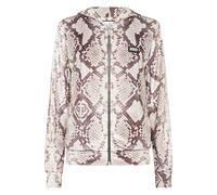 Philipp Plein - Zip Sweat à capuche All-Over Python - Femme - Sweatshirts et sweats à capuche - Beige - Taille: 40 FR