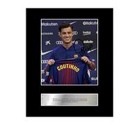 Philippe Coutinho Photo dédicacée encadrée Barcelone